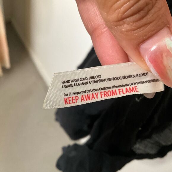 Free People Paisley Vine Black Tunic Dress - Picture 8 of 8